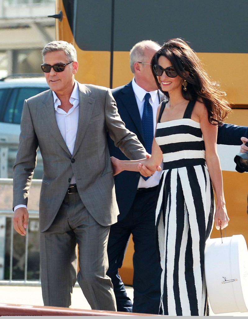 : George Clooney and Amal Alamuddi