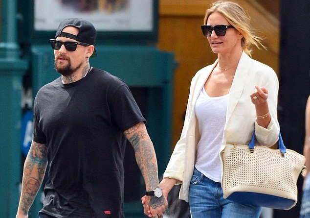 Cameron Diaz Enjoys a Romantic Stroll With Bengi Madden