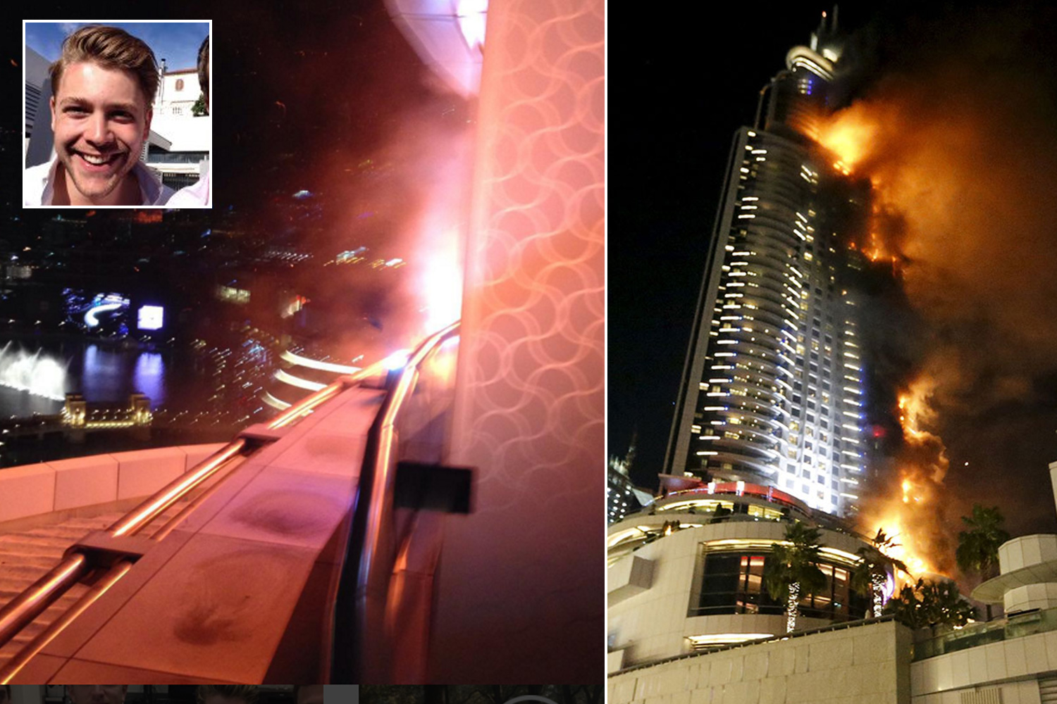 A Massive Fire at 63-story Address Hotel in Dubai for New Year’s Eve Fireworks Display