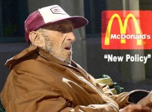 McDonalds is Restricting to Buy Food for Homeless People