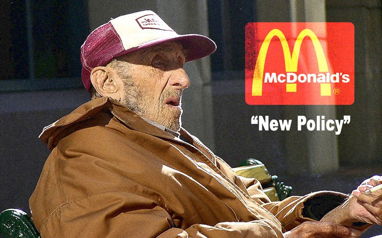 McDonalds is Restricting to Buy Food for Homeless People