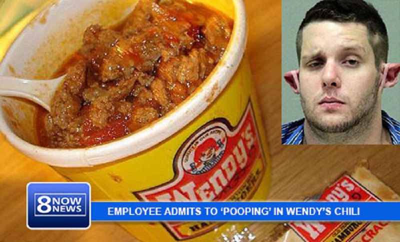 An Employee at Wendy Arrested for Adding Shits in the Restaurant’s Chili
