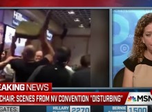 Angry Supporters of Bernie Sanders Were Throwing Chairs in Nevada Convention