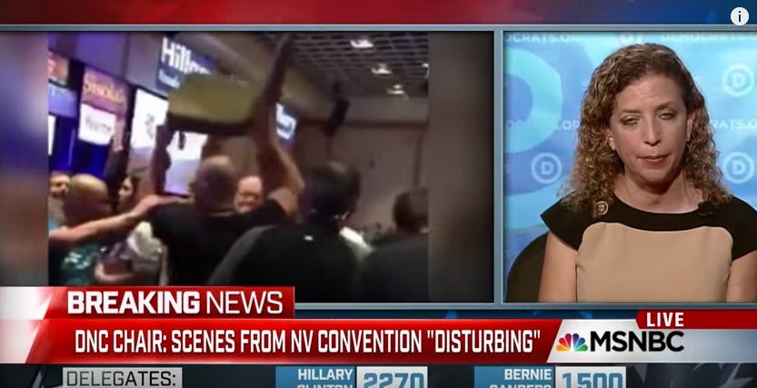 Angry Supporters of Bernie Sanders Were Throwing Chairs in Nevada Convention