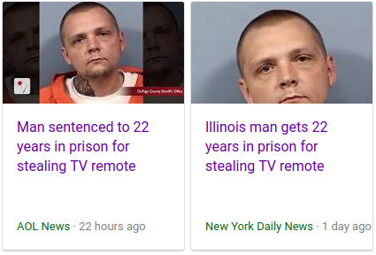 Why a Man stole a Remote & sentenced to 22-Years in Prison?