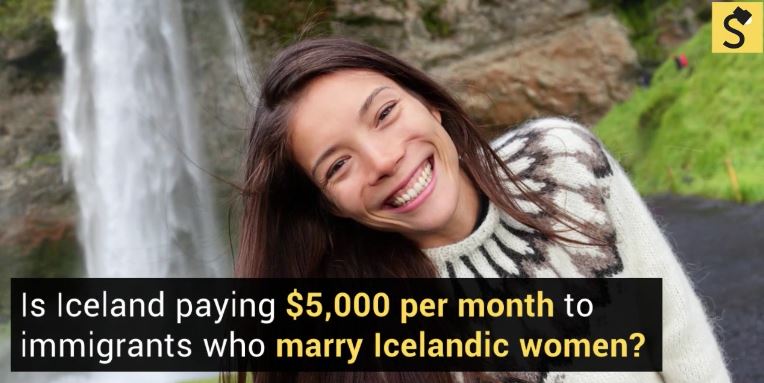 Did Iceland Government Offered 5K Reward for Immigrants to Marry Icelandic Women?