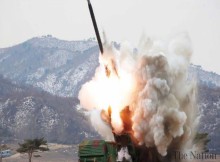 A Yemeni Rebel Missile interrupted Heading towards Saudi Arabia