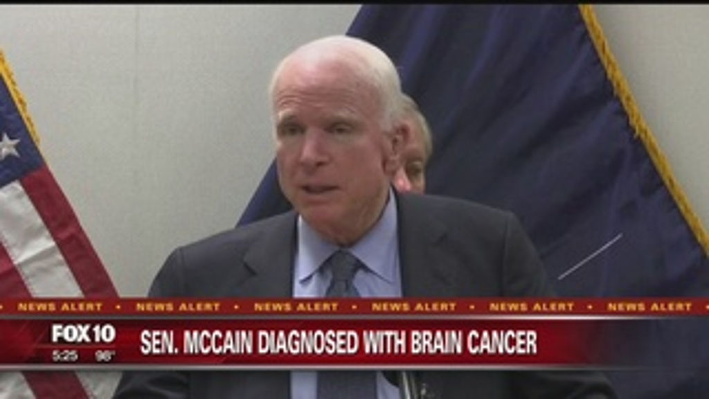 U.S Senator John McCain Admitted in the Hospital for Brain Cancer Treatment