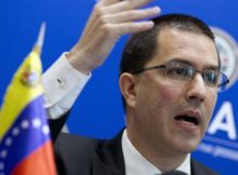 Venezuela's Foreign Minister Jorge Arreaza