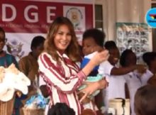 Melania Trump has Donated a Phototherapy Machine to Ridge Hospital in Accra