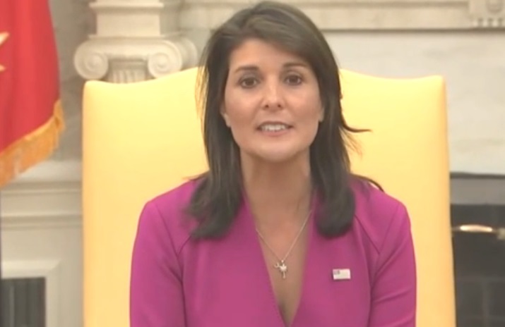 Nikki Haley's resignation