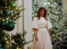 Trump and Melania received the Annual Christmas Tree