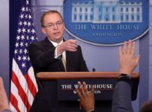 Acting Chief Of Staff Mick Mulvaney