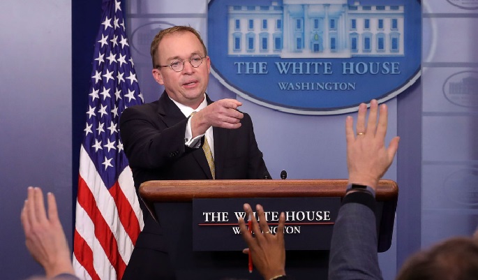 Acting Chief Of Staff Mick Mulvaney