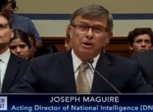 DNI Head Joseph Maguire testified before U.S Congress