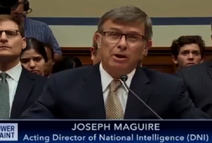 DNI Head Joseph Maguire testified before U.S Congress
