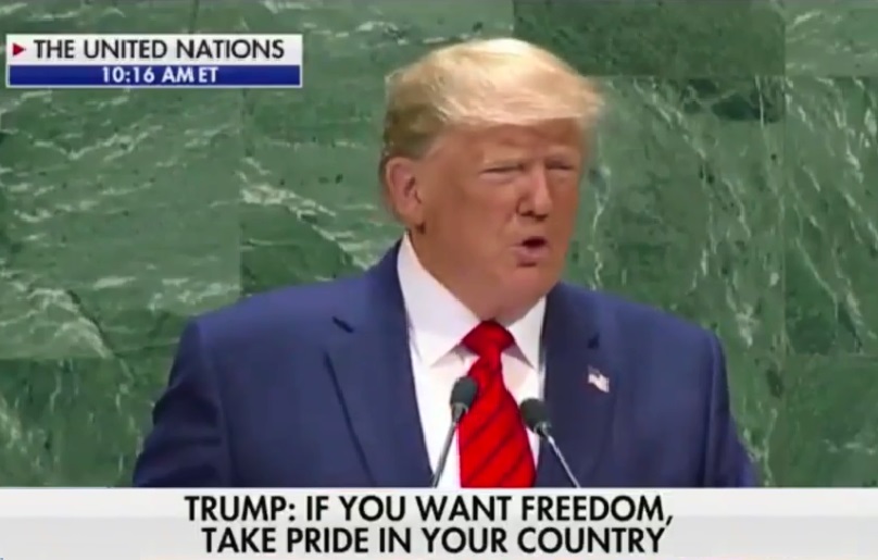 Trump used Antisemitic trope in the UN General Assembly speech