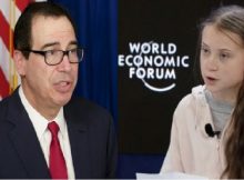 Steven Mnuchin followed Trump and criticized Greta Thunberg over Climate Change