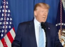 Trump says U.S wasn’t looking regime change and warned Iran against retaliation