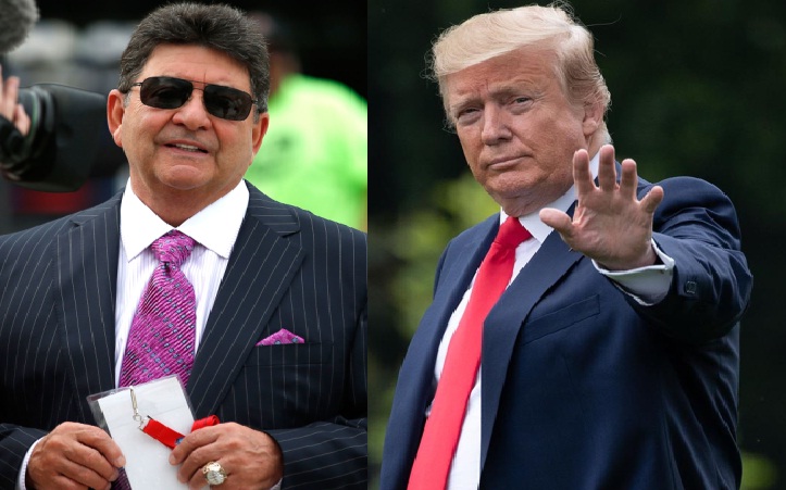 President Donald Trump pardoned former NFL Executive Edward John DeBartolo Jr.