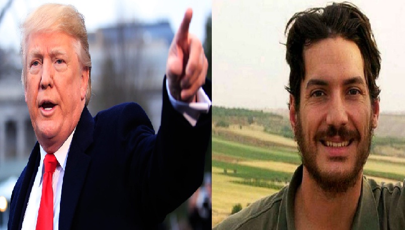 Trump says “Syria, Please Work with Us and release American journalist Austin Tice”