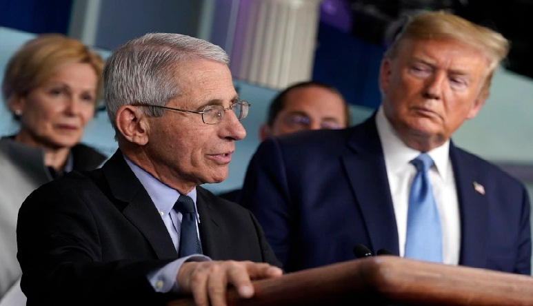 Trump’s Covid-19 Task Force member Anthony Fauci defended his relationship with the President