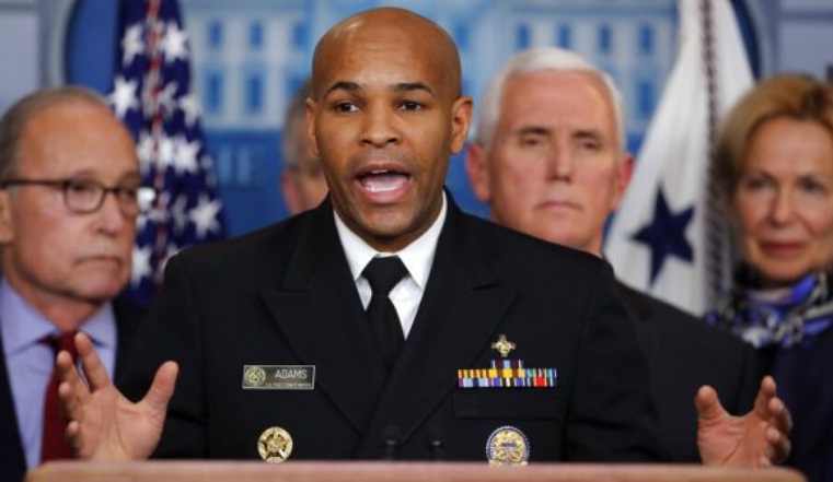 Did Surgeon General Jerome Adams say Covid-19 is Pearl Harbor Moment