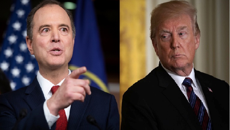 Trump was criticized by Adam Schiff on allegedly getting benefits for his own businesses