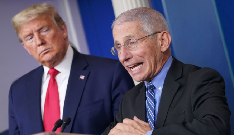 Trump’s Top disease expert Dr. Anthony Fauci responded to White House’s attacks