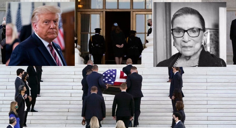 President Trump to pay respects at the memorial of Ruth Bader Ginsburg on Thursday