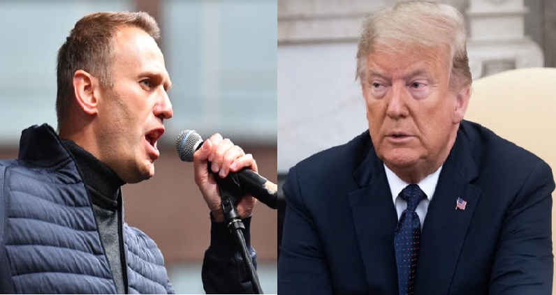 Trump rejected to condemn Russia over poisoning the Opposition Leader Alexei Navalny