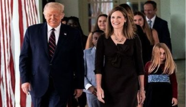 President Trump to host a celebratory reception for Amy Coney Barrett