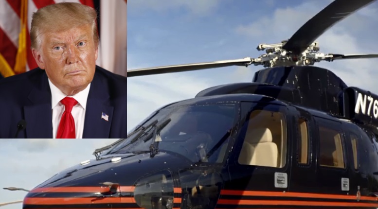 President Trump is reportedly selling his Private Helicopter Sikorsky S-76B