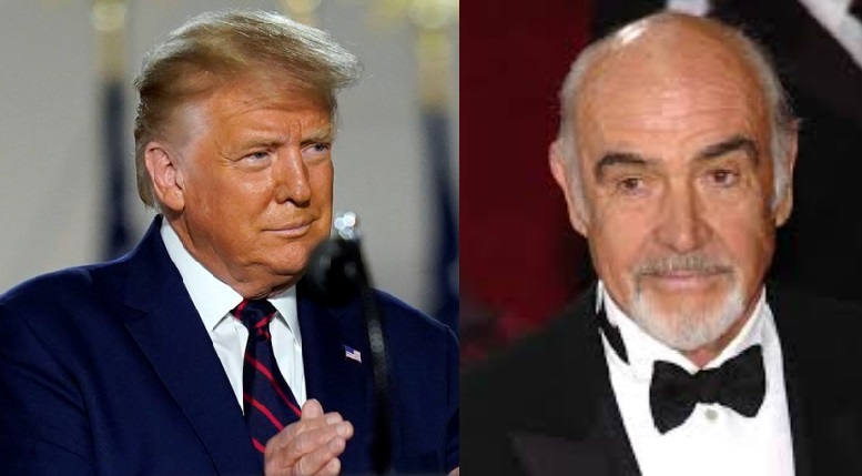 President Trump praised Sir Sean Connery following his death on 31st October 2020