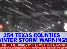 Most States in the US are experiencing a Dangerous Winter Storm System