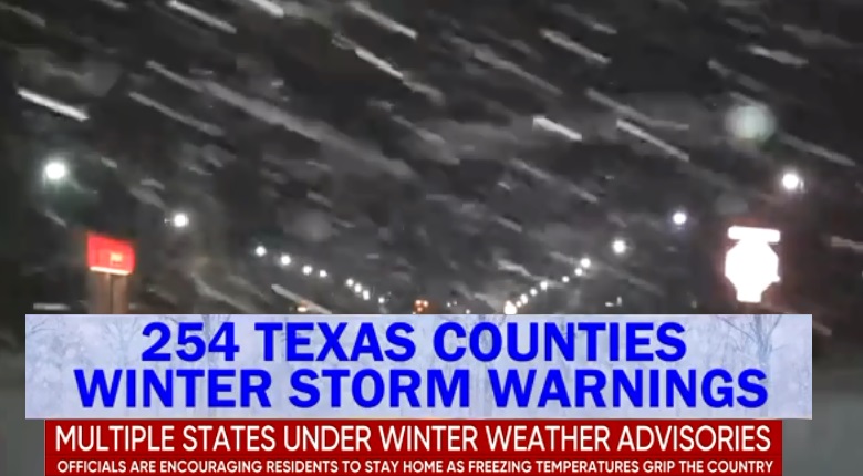 Most States in the US are experiencing a Dangerous Winter Storm System