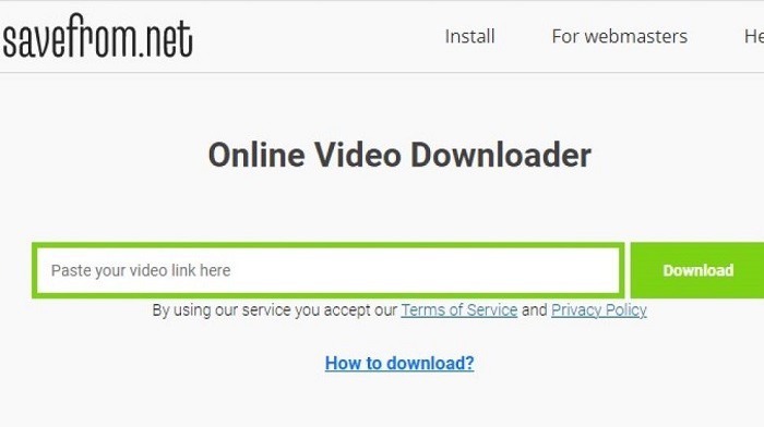 Downloader for youtube