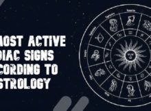 Active Zodiac Signs