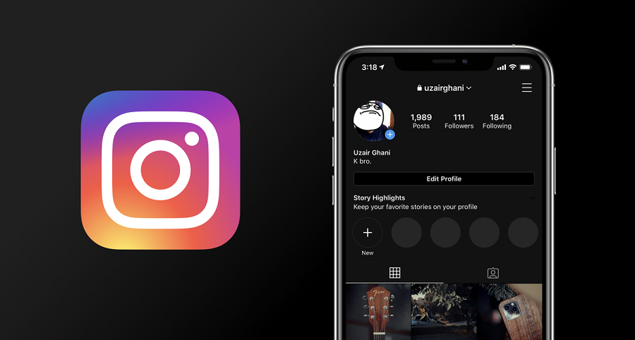 Instagram Dark Theme